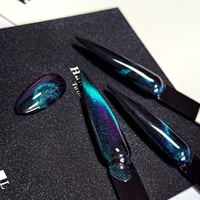 Pigment magnétique effet œil de chat 3D caméléon à changement de couleur pour maquillage