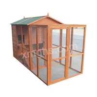 Cage à poulets individuelle en bois à plusieurs niveaux pour animaux de compagnie jardin extérieur