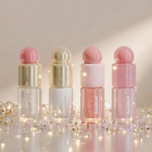 Tuýp son bóng Jinze hình cầu, thiết kế dễ thương, dung tích 2.1ml/3.5ml, kèm cọ mảnh dày, bao bì nhựa. - Product Image 2