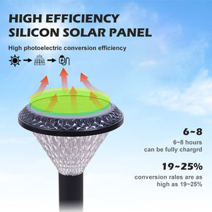 Fournisseur en gros d'usine, lampes de jardin solaires LED SMD2835 RGB IP65 pour pelouse extérieure, cour, <span class=keywords><strong>gazebo</strong></span> - Product Image 3