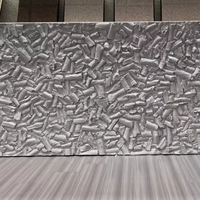 Panneau de placage en pierre FRP, feuille de placage en pierre flexible, panneau flexible en pierre, revêtement mural intérieur 3D, Volcano Mur Volcanique