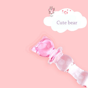 Sekschloodo गुदा सेक्स खिलौने बोरोसिलिकेट पाइरेक्स वंड हृदय आकार क्रिस्टल ग्लास महिलाओं के लिए - Product Image 4