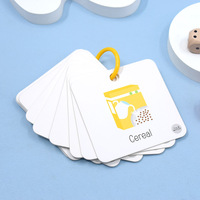 Cartes de visite personnalisées pour bébés et enfants avec impression de l'alphabet anglais - Cartes éducatives