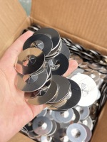 Pins d'isolation et accessoires pour isolation thermique, rondes, 14gauge, auto-bloquantes