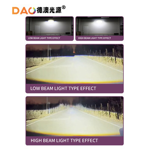 Dao <b>Lighting</b> 5 Led Lens <b>Projector</b> Headlight 70W 30000Lm 6000K 12V For Car Upgrade Universal Fit - Product Image 5