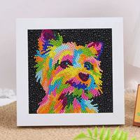 Expédition Rapide Kits d'Art Diamant Colorés en Gros DIY Broderie Complète sur Toile pour Cadeau et Décoration Intérieure