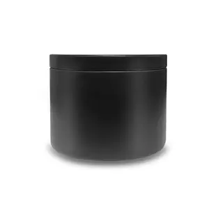 custom Luxury small metal tin box Candle Tin With Lid Iron Candle Jar Aluminium Jar Container