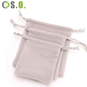 Manufacture High-quality Velvet <b>Drawstring</b> <b>Pouch</b> Custom Logo Jewelry Gift Velvet <b>Pouch</b> with Pattern - Product Image 4