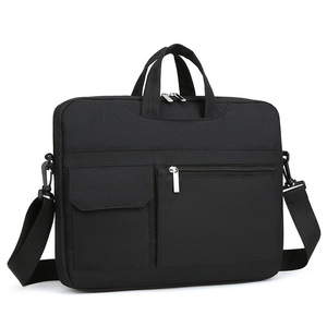 Waterproof Protective Sling <b>Laptop</b> Bag Briefcase Multi-functional Oxford Portable Soft Multiple <b>Small</b> Pockets for Office Use - Product Image 3
