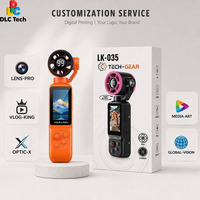 DLC LK035 Stabilisateur portable pour caméra avec système de refroidissement intégré, idéal pour le vlogging, les sports de plein air et la personnalisation