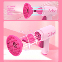 Nouvel ensemble de jouets de coiffure 2026 pour filles : ciseaux, lisseur, peigne et sèche-cheveux pour jeu de rôle en salon de beauté