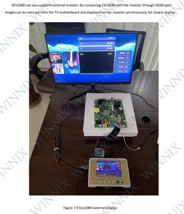EXV2080, versión en inglés, certificación CE/FCC, probador de placa y panel integrado para LVDS/MINILVDS/4K-VBY1 con Kit <span class=keywords><strong>EDP</strong></span> - Product Image 3
