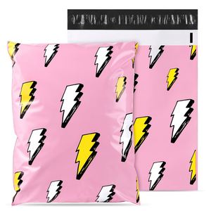 Enveloppes en polyéthylène imprimées, sacs d'expédition personnalisés pour les entreprises de commerce électronique de vêtements, logo personnalisé, imperméables, durables, vente en gros - Product Image 2