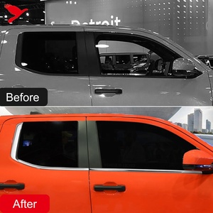 Cho TOYOTA tacoma 4th gen. 2024 <span class=keywords><strong>2025</strong></span> thép không gỉ bên ngoài cửa sổ sill khung trung tâm trụ cột bìa Dải đúc TRIM 6 cái - Product Image 3