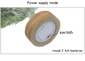 Lampadaire d'intérieur blanc chaud de sapin de Noël de <span class=keywords><strong>LED</strong></span> IP44 évalué pour l'éclairage décoratif de partie et de Tableau - Product Image 4