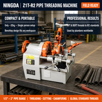 Offre Spéciale : Machine à Fileter Électrique de Bureau NINGDA Z1T-R2 1/2"-2" – Fileteuse Automatique 220V/50Hz avec Garantie 1 An