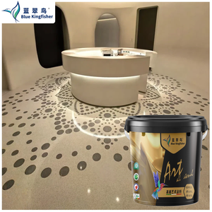 Piso Epóxico <span class=keywords><strong>Pastel</strong></span>: Autonivelante con Efecto Piedra |   Acabado <span class=keywords><strong>Mate</strong></span> Moderno para Dormitorio y Balcón |    Revestimiento Decorativo de Hormigón - Product Image 3