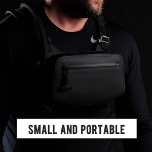 Mochila de Pecho Impermeable, Estilo Minimalista, para Actividades al Aire Libre, Deportiva, Ligera, Personalizable, con Sistema de Hidratación - Product Image 4