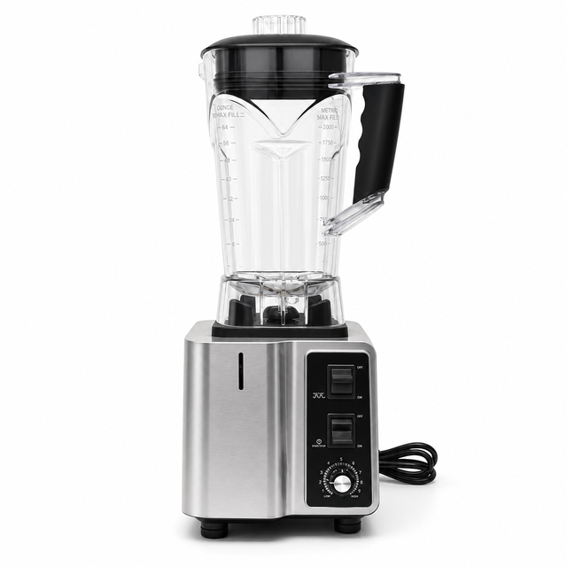 Commercial Blender 2000ml BPA Free Stainless Steel Self Cleaning 1800W Food Processor for Smoothie Soup Nut Butter Crushed Ice