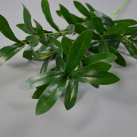 Groothandel Kunstmatige Olijfbladeren Groenblad Zijde Eucalyptus voor Bruiloft Hangende Achtergronddecoratie Hotel Achtergrond