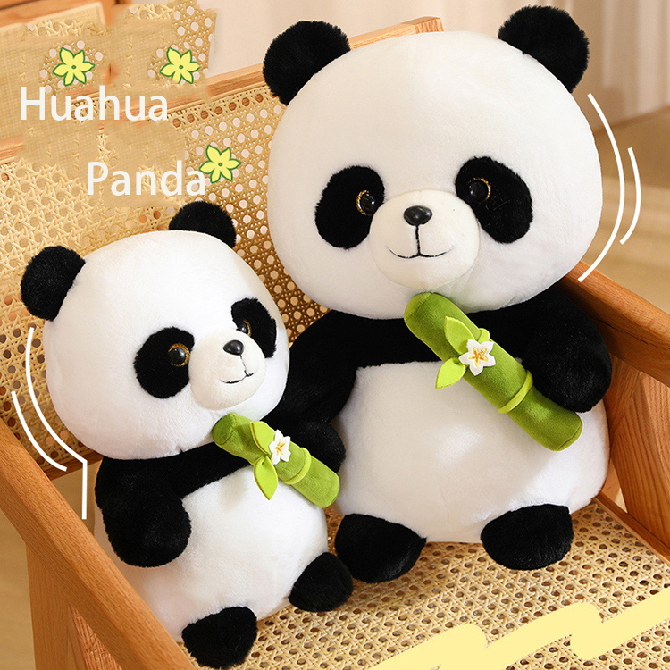 Peluche Oso Panda Con Gorro De Dragón – Muñeco Suave De Felpa Para Abrazar, Decoración Del Año Nuevo Chino Y Juguete Sensorial Portátil Para Niños Y Adultos