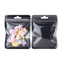 Bolsa con cierre de cremallera de PE transparente de color, bolsita, Material de embalaje bonito, bolsas para pendientes con cierre hermético, anillos, Relojes