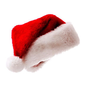 Fournitures de fête de noël classique rouge chapeau de père noël personnalisé vacances fête décoration accessoires chapeau noël - Product Image 2