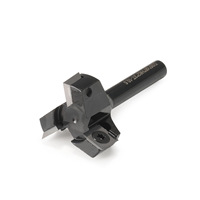 Fresa de router indexable de tres filos, con cuchillas desmontables, para fresado de paneles, limpieza de base y ranurado, para madera maciza