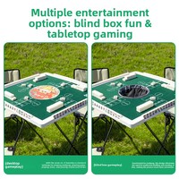 Table de Mahjong Portable en Gros, Table Pliante pour Camping en Plein Air, Tapis de Mahjong Carré, Table de Mahjong Personnalisée Étanche