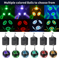 Système d'éclairage cinétique LED sans fil DMX 512 RGBW pour scène, boule lumineuse pour fêtes, discothèques et clubs
