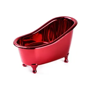 批发新款高品质特殊迷你塑料装饰浴缸塑料浴缸异型浴缸储存容器保险箱