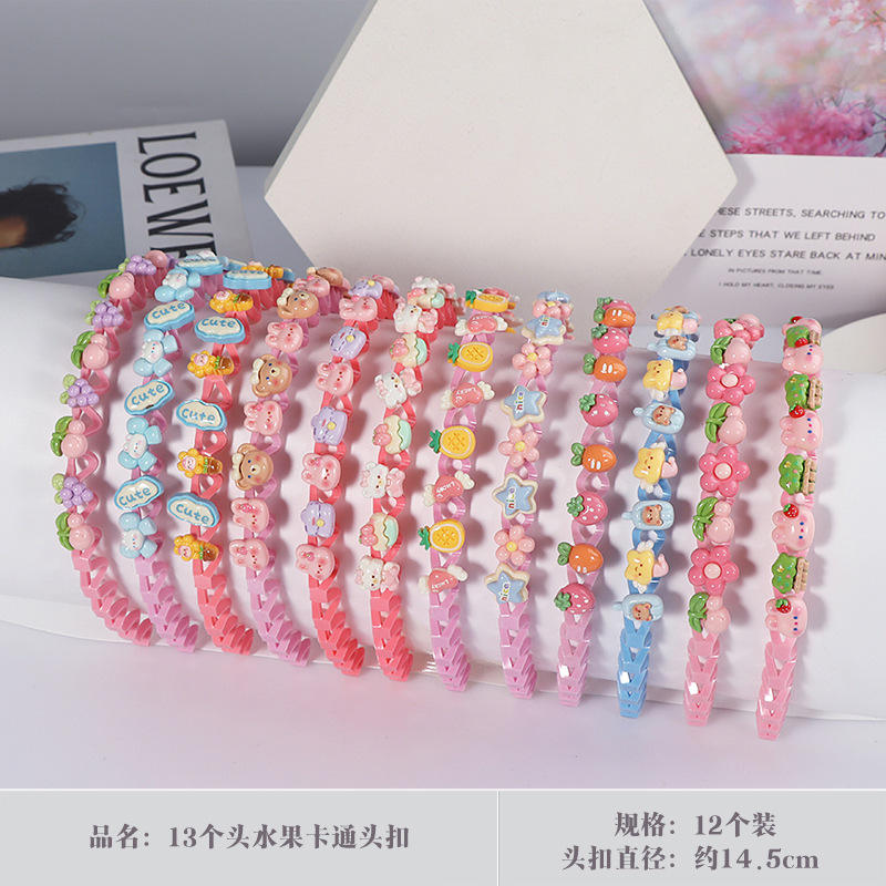 ชุดที่คาดผมการ์ตูน6อันรวม1ชิ้น (แบบสุ่ม)