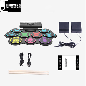 Batería enrollable USB MIDI, Kit de tambor eléctrico, OEM Logo edron con auriculares, novedad de 2023 - Product Image 3