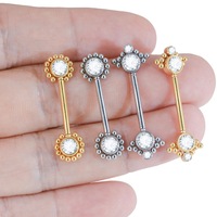 Cincin Puting Payudara Freya Seksi dari Baja Tahan Karat untuk Tindik Tubuh Wanita, Perhiasan Berlapis Emas untuk Hadiah Pernikahan, Pertunangan, dan Pesta