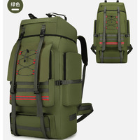 Sac à dos tactique vintage imperméable personnalisé pour la pêche, avec porte-canne, motif camouflage, vente en gros