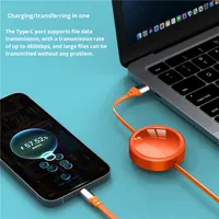 Cadeau d'entreprise pour événement, cadeau d'accompagnement, câble de charge rapide Type-C 3-en-1, motif logo, publicité, petits cadeaux créatifs