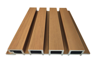 Revêtement mural extérieur en WPC co-extrudé pour façade en bois, panneaux de grande muraille en WPC, panneau mural composite bois-plastique décoratif