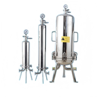 Réservoir de filtration en acier inoxydable 316L résistant à la corrosion de 20 pouces pour solutions d'électrodéposition, revêtements de peinture et filtration d'encre