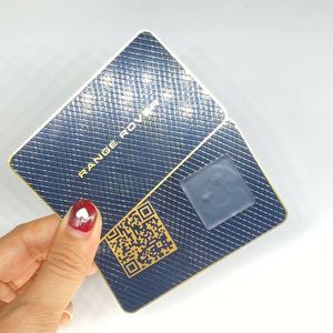 China Factory Gold Plated Laser Engraving Stainless Steel Business Card <b>Blank</b> Uv/Color Printing Customizable Logo Metal <b>Postcard</b> - Product Image 3