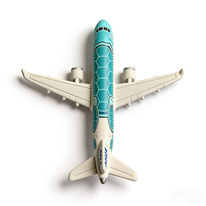 Globo Decorativo de Mesa para Agente de Viagens com Avião de Linha Aérea de 6,5 polegadas - Product Image 4