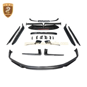Kit carrosserie complet en fibre de carbone sèche de style T-Chart, comprenant un becquet avant, un becquet arrière et des jupes latérales pour <span class=keywords><strong>Porsche</strong></span> <span class=keywords><strong>911</strong></span>-992 - Product Image 3