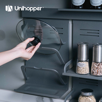 UNIHOPPER Étagère de Rangement pour Épices de Cuisine, Ustensiles, Couteaux, Baguettes, Cuillères, Organisateur de Cuisine, Porte-Serviettes