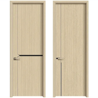 Porte de chambre d'hôtel fabriquée en Chine, design moderne, personnalisée, écologique, en aluminium et bois, compartiment étanche