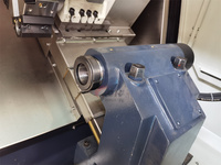 Tour CNC horizontal de précision 4 axes Taïwanais TCK46 TCK46Y avec moteurs pas à pas, conception à banc incliné, système de commande Fanuc