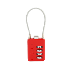 Candado <span class=keywords><strong>de</strong></span> Combinación <span class=keywords><strong>de</strong></span> Aleación <span class=keywords><strong>de</strong></span> Zinc con Cable, Resistente al Agua, Acabado Pulido, Compartimentos <span class=keywords><strong>de</strong></span> Almacenamiento, <span class=keywords><strong>Gestión</strong></span> <span class=keywords><strong>de</strong></span> Contraseñas para Viajes - Product Image 5