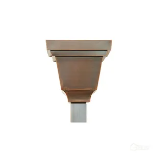 Gens Geometric Simplicity Conductor Head 99.9% Copper Architecture Decorative Leader Head