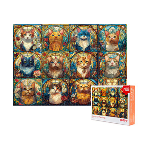 Rompecabezas Educativo Personalizado de 1000 Piezas, Papel, Madera, Plástico, 70x50cm, Juego DIY, Certificado EN71, Impreso, Muestra <span class=keywords><strong>Gratis</strong></span>, Set con Caja de Regalo - Product Image 1