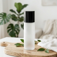Emballage cosmétique, flacon en plastique transparent givré pour lotion, 100 ml, 120 ml, récipient pour toner, pour cosmétiques