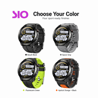 Montre connectée Fitness Round pour iOS, AMOLED 44 mm, résistante à l'eau 3 ATM, appels Bluetooth, moniteur de fréquence cardiaque et de sommeil, OEM ODM, vente en gros