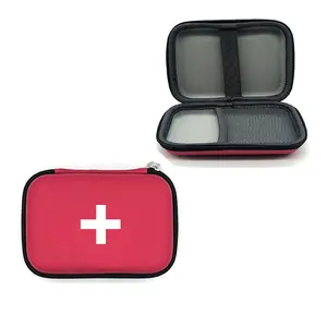 공장 맞춤형 내구성 휴대용 작은 의료 응급 처치 키트 하드 EVA 케이스 지퍼